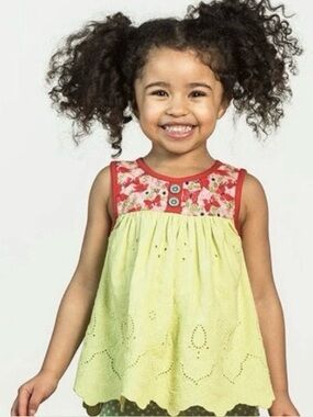 Matilda Jane girls 8 tunic top shirt butterfly summer prairie cottagecore